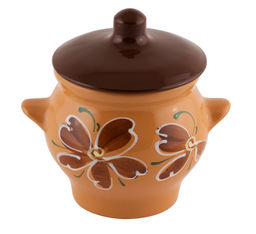 Горшок 0,65 л для жаркого "Цветы" 006692
