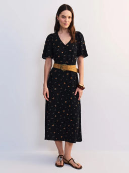 Платье миди с треугольным вырезом ZR2605012914-229 / Zarina  фото 2