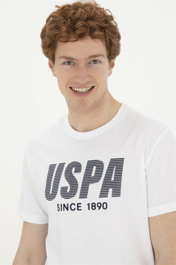 Мужская белая футболка - U.s. polo assn фото 2