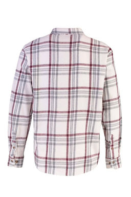 TRENDYOL MAN Bordo Regular Fit Cift Cepli K?sl?k Oduncu Kareli Gomlek TMNAW22GO0356 - Trendyolmilla фото 7
