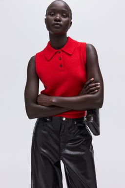 Chaleco jersey con cuello camisero - H&m фото 4