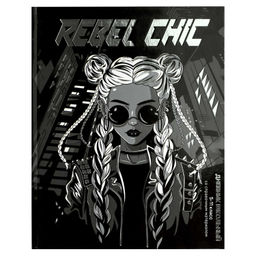 Дневник школьный 5-11 класс арт. 69723 ДЕВУШКА С КОСАМИ / твёрдый переплёт 7БЦ, А5+, 48 л., тиснение