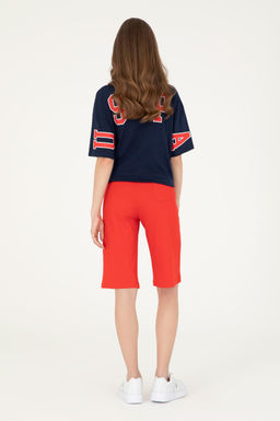 Женские красные вязаные шорты Неожиданная скидка в корзине - U.s. polo assn фото 4