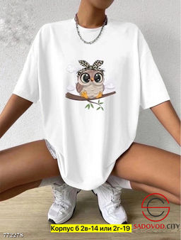 Футболка с принтом женская - Zum ming фото 2