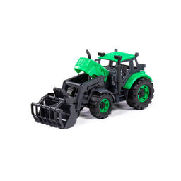 Погрузчик Прогресс сельскохозяйственный инерционный (зелёный) (в лотке) - Полесье фото 8