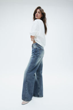 Wide Ultra High Jeans - H&m фото 3