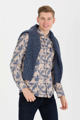 U. S. Polo Assn Мужская рубашка с длинным рукавом Stone - U.s. polo assn фото 7