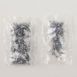 Брелок алмазный «Мишка», цвет белый, своими руками