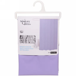 Штора для ванной EVA 180*180 "Лаванда" (без колец)