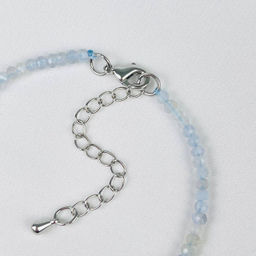 Браслет из Голубого агата 17 см +