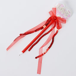 Цена за 12 шт. Ручка Сердце, синие чернила, МИКС - Simaland фото 2