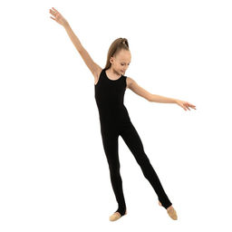 Комбинезон гимнастический Grace Dance, с вырезом на спине, с вырезом под пятку, р. 38, цвет чёрный фото 5