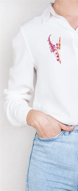 Набор для вышивания PANNA Живая картина JK-2284 Фантазийный букетик 6 х 13.5 см