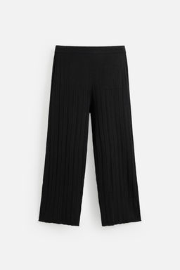 TEXTURED KNIT TROUSERS - Zara фото 16
