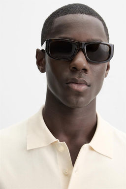 COTTON - LYOCELL KNIT POLO SHIRT - Zara фото 14