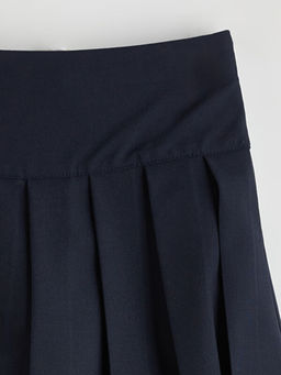 Basic Gabardin Pileli K?z ?ocuk Etek