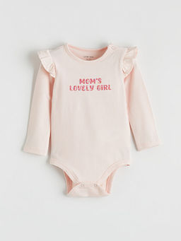 Bask?l? K?z Bebek ??t??tl? Body ve Pantolon