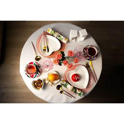 Тарелка Magistro «Сердце», 20.5×21×2.5 см, фарфор, белая