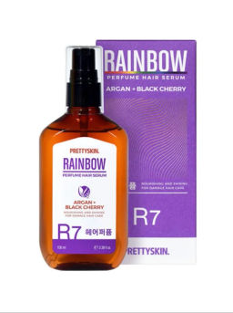 Rainbow Perfume Hair Serum R7 - Сыворотка для волос с маслом аргана и черная вишня, 100 мл