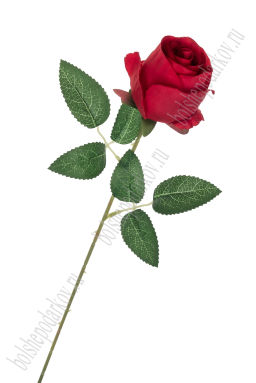 Веточка декоративная "Роза" 52 см (SF-7873) красный