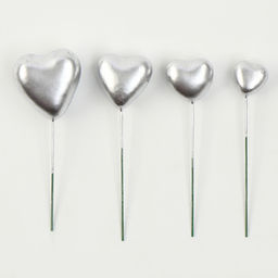 Набор для украшения Сердечки, цвет серебро - Страна карнавалия фото 8