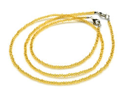 Чокер и браслет из шпинели шарик гр.2мм цв.синий яркий, 45см; 17см - Радуга камня фото 9