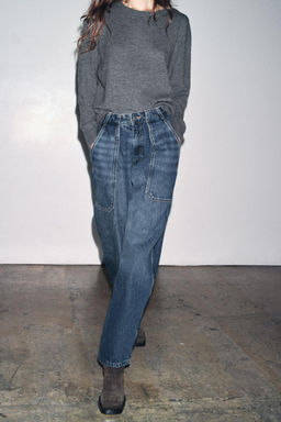 ZW COLLECTION BALLOON JEANS - Zara фото 4