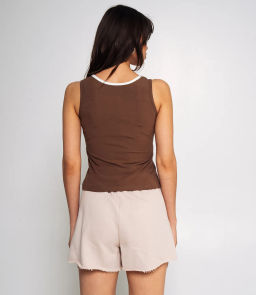 Топ #КТ88802, коричневый - Dommod фото 3