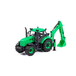 Экскаватор Прогресс инерционный (зелёный) (в коробке) - Полесье фото 2