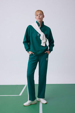 DeFactoFit Стандартные тканевые спортивные штаны для дайвинга с широкими штанинами  фото 2