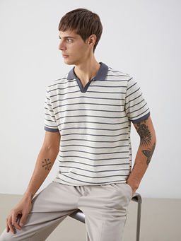 Polo Yaka ?izgili Erkek Ti??rt