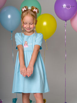 Платье Аленка к/р SG голубой Princess Р - Sovalina фото 12