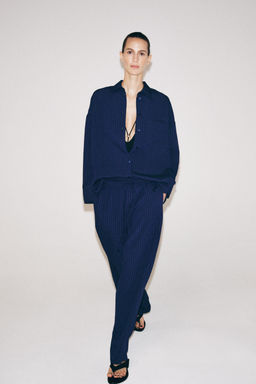 PANTAL?N PIJAMERO ESTRUCTURA ZW COLLECTION / Marino