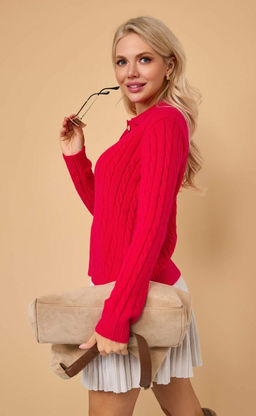 Джемпер F422-1520 red - Fine joyce фото 10