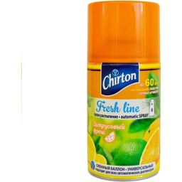 ЧИРТОН освежитель ФРЕШ ЛАЙН смен/бал 250мл Цитрусовый Фреш