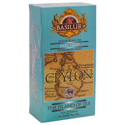 Коллекция Чайный остров Цейлон/ Эрл Грей Чай / (72436 ) 25 пак/ (BASILUR)