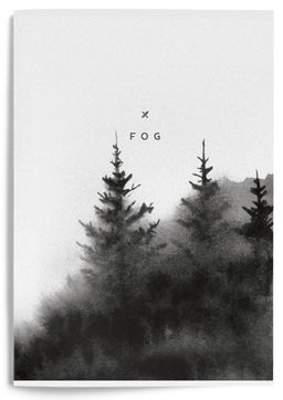 Тетрадь 80 л. А4 клетка, на скрепке, LOREX SILENT LANDSCAPE офсет, мелованный картон, soft...