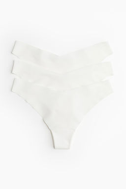 Pack de 3 bragas Thong efecto invisible - H&m фото 3