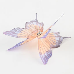 Декор для творчества «Бабочка огнёвка», двухслойный, набор 12 шт., размер 1 шт. — 5×5 см