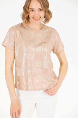 U. S. Polo Assn Женская разноцветная футболка с круглым вырезом - U.s. polo assn фото 10