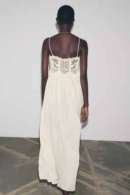 ZW COLLECTION CROCHET STRAPPY DRESS - Zara фото 11