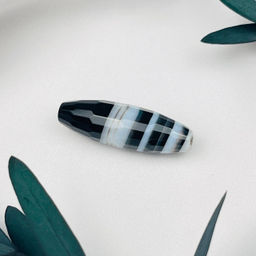 Бусины для украшений из полосатого Агата (1 шт)