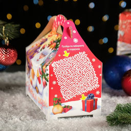 Цена за 5 шт. Подарочная коробка Дед Мороз с посохом, 17 х 23 х 12,5 см - Simaland фото 3