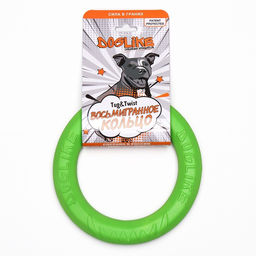 Кольцо «ДогЛайк» D-5195, 8-мигранное, миниатюрное, ⌀ 16.5 см, зелёное