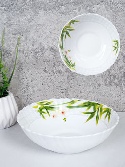 Салатник 480 мл 155 мм тарелка глубокая / TW-60 (6773) /уп 6/72/ Бамбук с орхидеей - Галеонтрейд фото 2