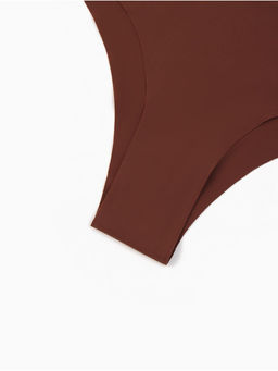 Наб бесшов трусов (3шт) жен бикини MINAKU 90%нейл/10%спанд/ласт 100%хл шок/капуч/черн р.S