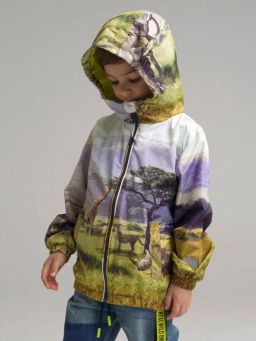 PlayToday / Куртка текстильная с полиуретановым покрытием для мальчиков (ветровка)  фото 3