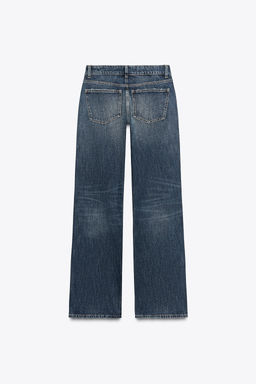 TRF WIDE-LEG LOW-RISE JEANS - Zara фото 35