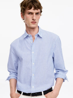 Camisa en mezcla de algod?n - H&m фото 6