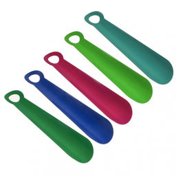 Рожок для обуви металл цветной МАЛЫЙ 20 см "ФУКС" (409-585) 458-585